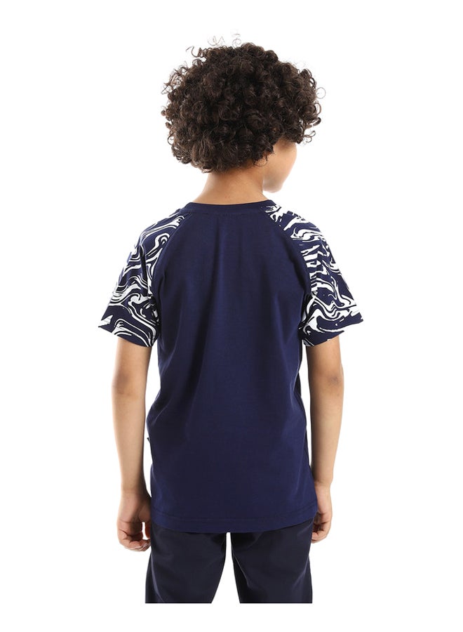 DIADORA تي شيرت قطن مطبوع للأولاد - Image 3