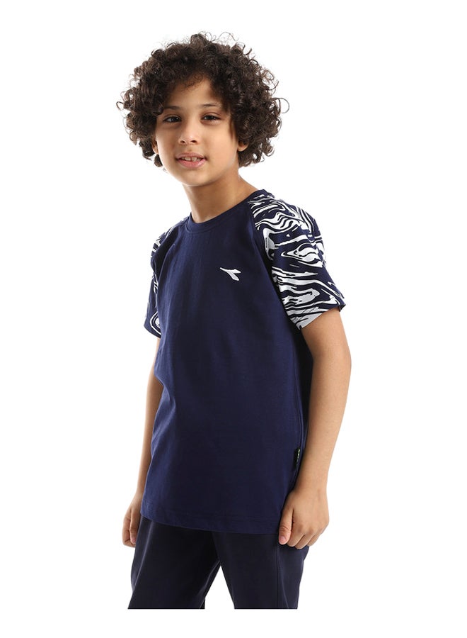 DIADORA تي شيرت قطن مطبوع للأولاد - Image 2