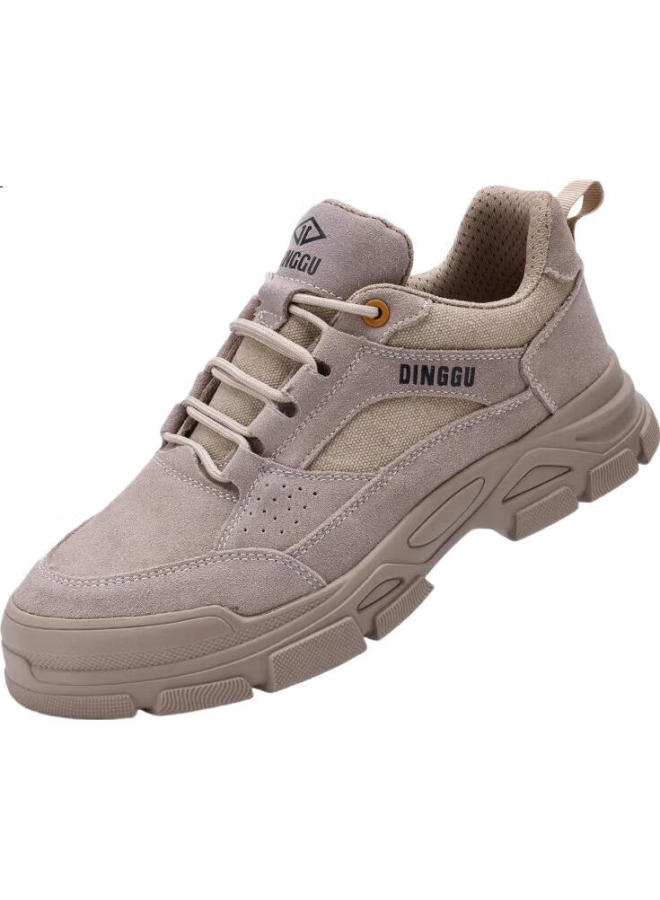 Dinggu Safety Shoes For Men, All-Season, Non-Slip, Wear-Resistant, Anti-Smashing, Anti-Puncture, Steel Toe Cap, Construction Site Work Jd1183Mhbu42 - Image 1