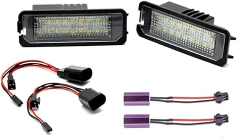 Vuzmode 2Pcs White License Plate Light for Bentley - Image 5