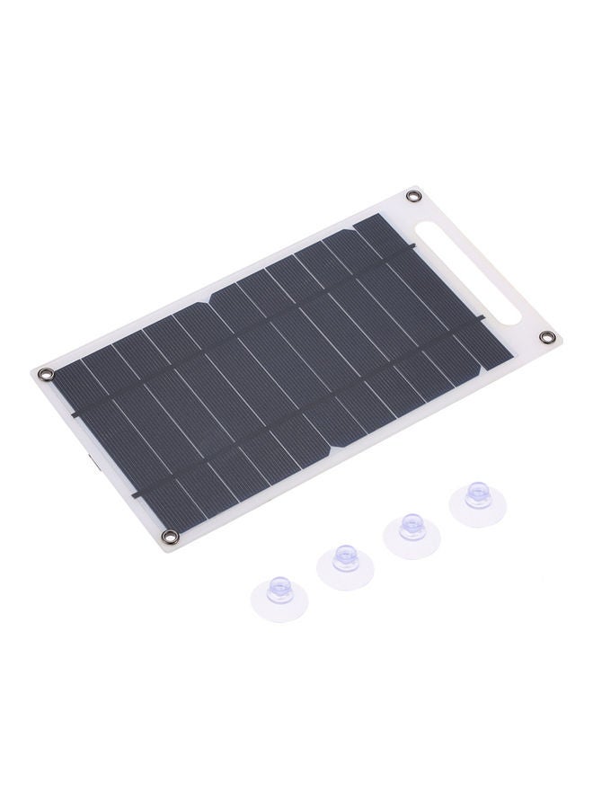 NIBEMINENT 7.8W Portable Ultra Thin Monocrystalline Solar Panel Black - Image 1
