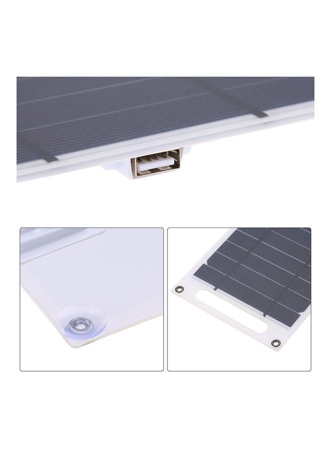 NIBEMINENT 7.8W Portable Ultra Thin Monocrystalline Solar Panel Black - Image 5