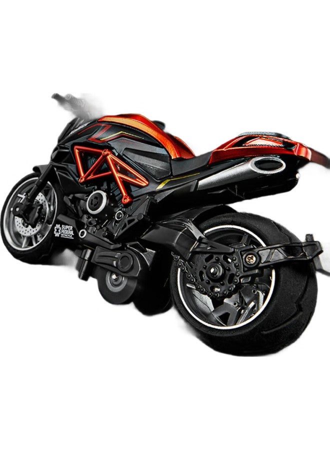 Feibei Children'S Realistic Alloy Motorcycle Model Racing Car Toy For Boys 2-3 Years Old, 7-10 Birthday Christmas Gift - Image 1