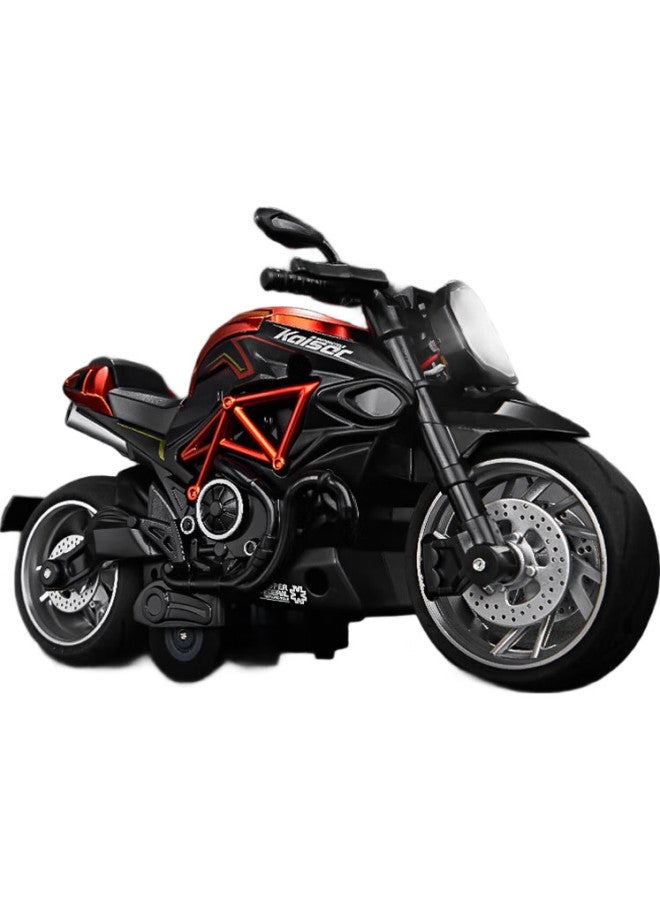 Feibei Children'S Realistic Alloy Motorcycle Model Racing Car Toy For Boys 2-3 Years Old, 7-10 Birthday Christmas Gift - Image 2