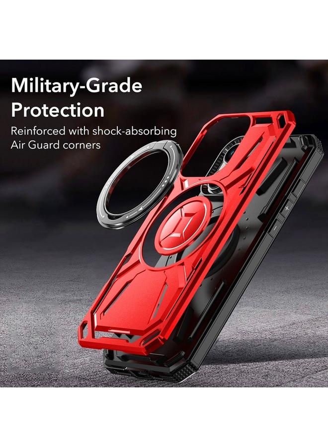S-TOP Case For iPhone 15 Pro Max Armor II Series MagSafe Magnetic Holder Phone Case - Image 2