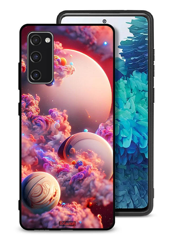 Tolwak Samsung Galaxy S20 FE Protective Case Cover Clouds Abstract Art - Image 1