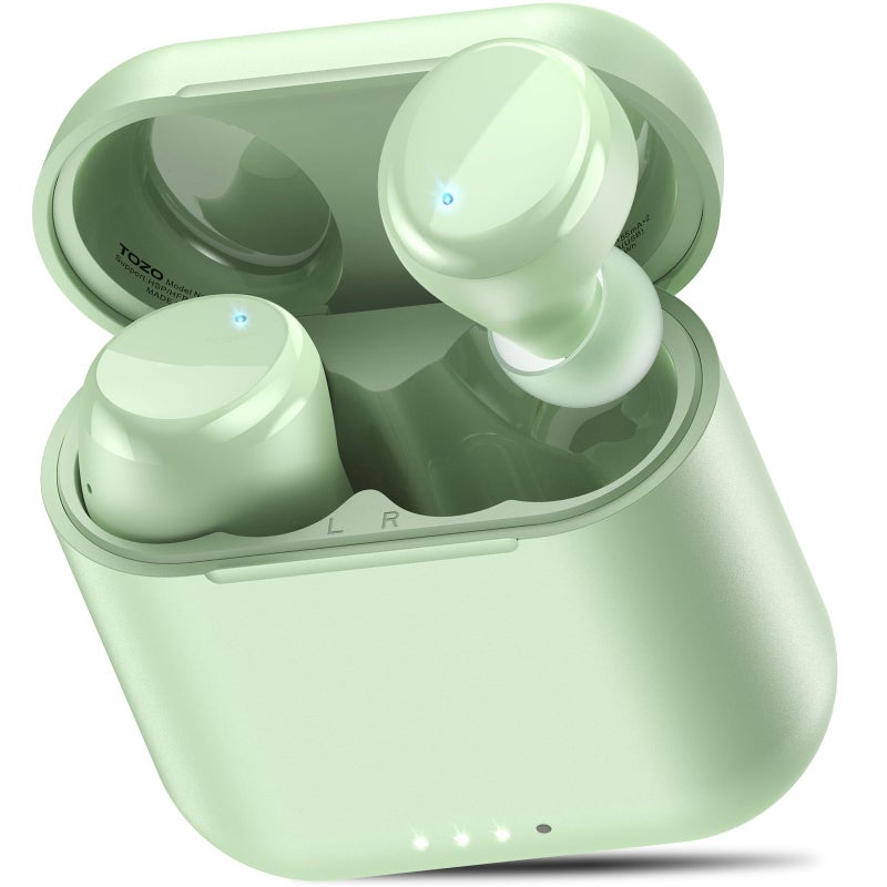 TOZO T6 Wireless Earbuds, Bluetooth 5.3 Ear Buds, Stereo Sound in Ear Headphones, 50 Hours Playtime, Wireless Charging Case, APP Customizable EQs, IPX8 Waterproof Earphones - Image 1