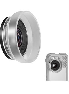 10X HD Macro Lens for Phones with Detachable Diffuser Hood, Compatible with 17mm Thread Backplate for SmallRig iPhone and Samsung Phone Cages with 17mm Lens Adapter.