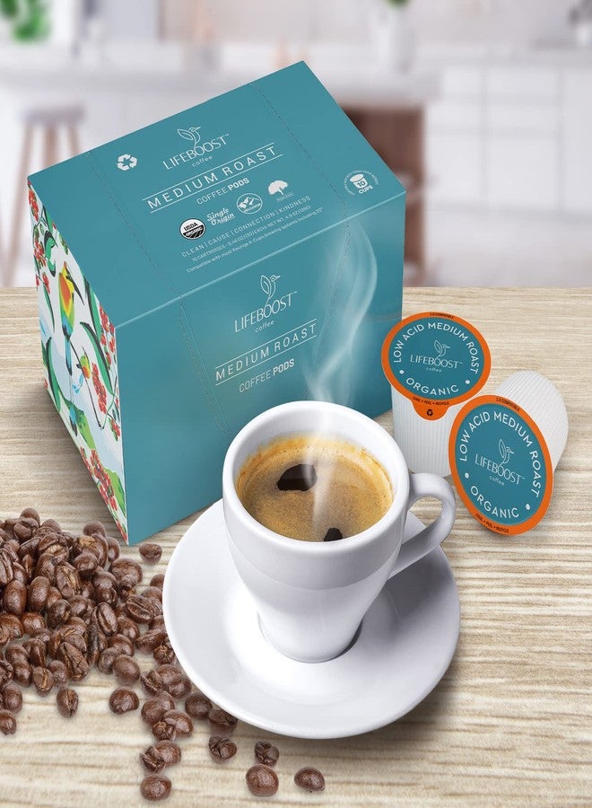 Lifeboost Medium Roast Low Acid Coffee K Cups - Single Origin Mold Free Non-GMO Organic Coffee Pods - Compatible with Keurig & Keurig 2 Machines - 10 Count - Image 5