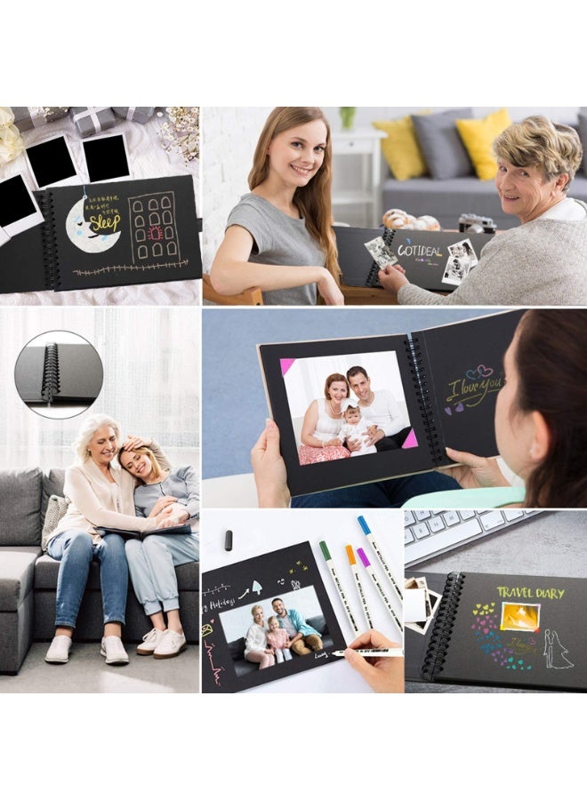 DIY Album Scrapbook Notebook Photo Storage Creative Collection Album Set - Image 4