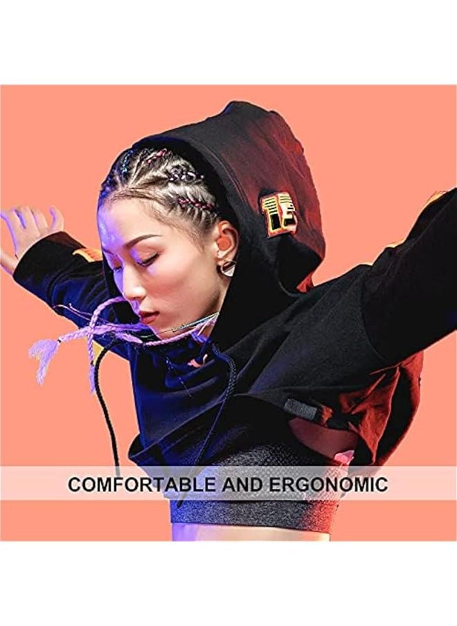 Generic Orange Over Ear Wireless Earbuds with Earhooks Bluetooth Earbuds with Ear Hook Waterproof Running Workout Sport Headphones Ear Buds with Microphone Wrap Around Earbud Earphones for iPhone Android  - Image 5