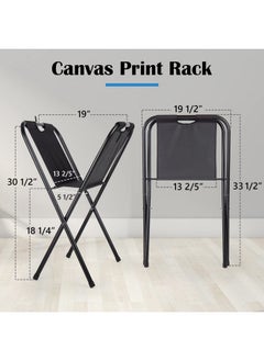 Falling In art Falling in Art Small Canvas Print Rack - Portable Folding Art Display Rack for Posters, Artwork, Prints, Canvas Storage  - Image 5