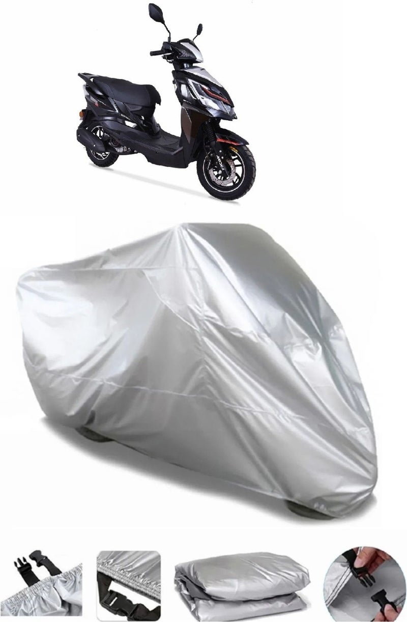 Breen Arora Verano Ar 125-25 Compatible Grey Waterproof Motorcycle Canvas Premium - Image 1