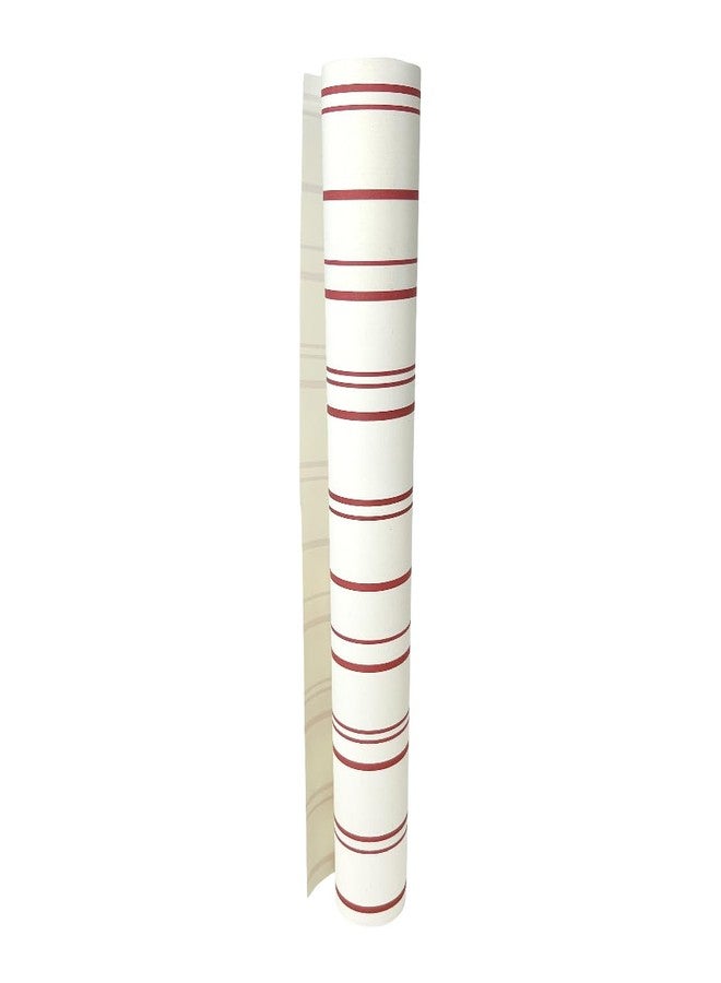 Hester & Cook Antique Red Striped Table Runner - Disposable Paper Table Runner Roll for Parties or Weddings - Made in USA - Image 2