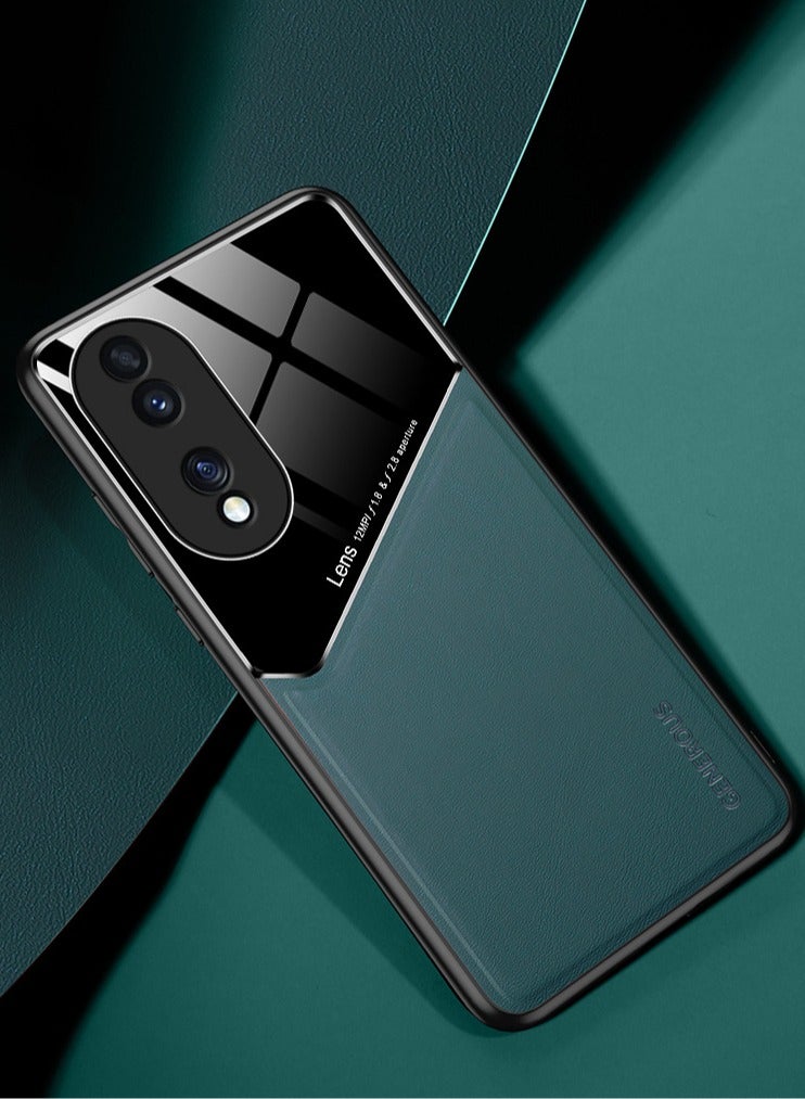 general CASES Back Cover Case for Honor x9b Shockproof Protective Vintage Leather Magnetic Holder Case for Men & Boys - Image 1