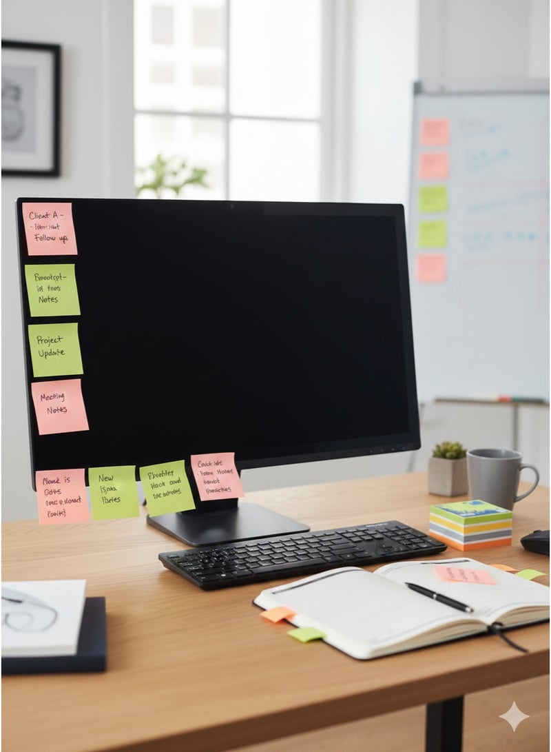 infonotes - STICKY NOTE, 450 sheets, 75x 75mm, Brilliant color Made In Germany - Image 2