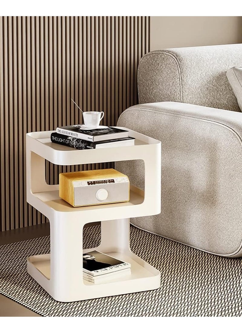 LEDIN Small Side Tables Light Luxury Living Room Sofa Side Table Modern Simple Creative Corner Table Bedside Table Small Coffee Table End Tables  - Image 3