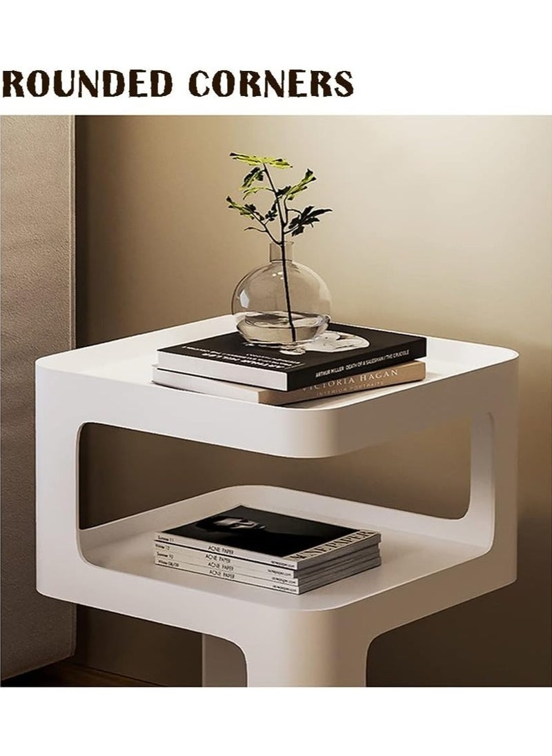 LEDIN Small Side Tables Light Luxury Living Room Sofa Side Table Modern Simple Creative Corner Table Bedside Table Small Coffee Table End Tables  - Image 4