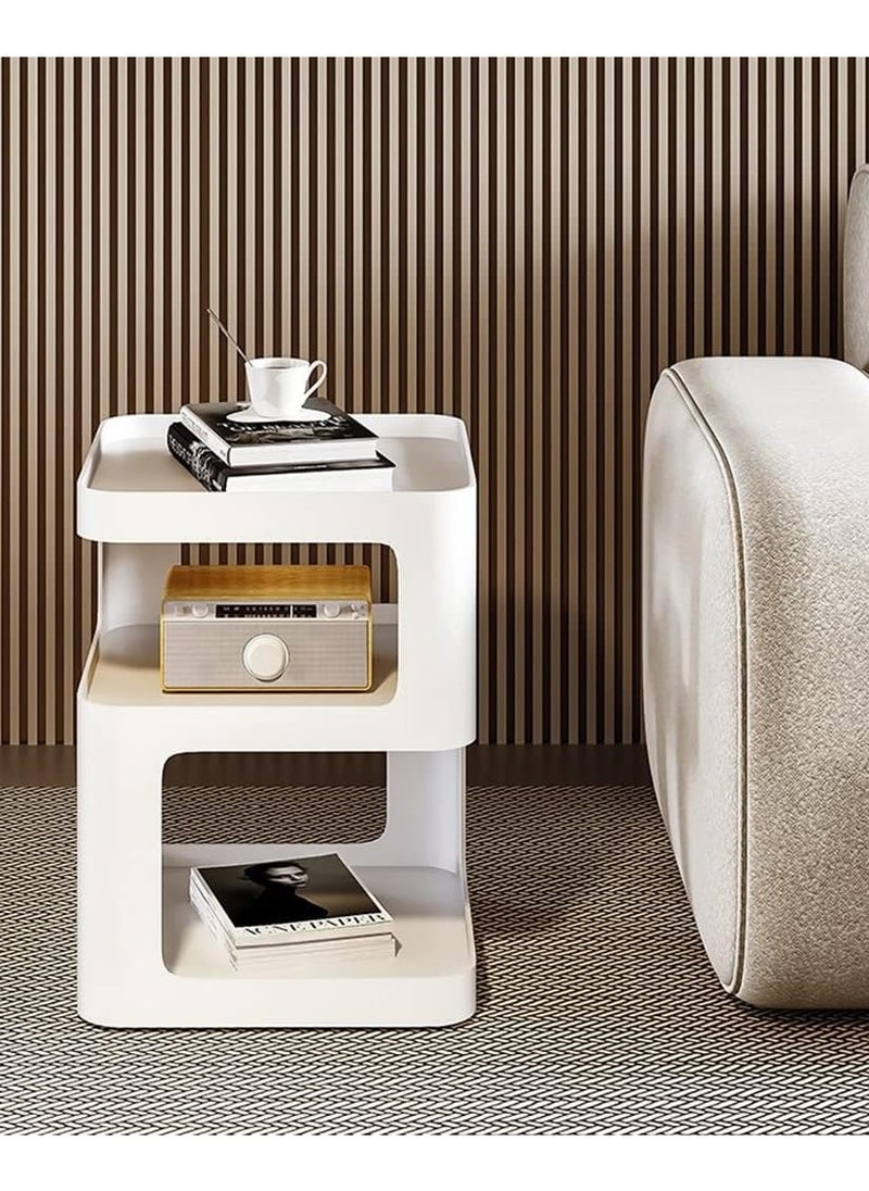 LEDIN Small Side Tables Light Luxury Living Room Sofa Side Table Modern Simple Creative Corner Table Bedside Table Small Coffee Table End Tables  - Image 1