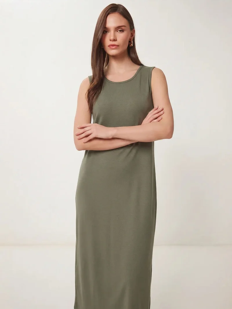 السعادة في إسطنبول ISTANBUL A-Line Midi Dress with Pocket