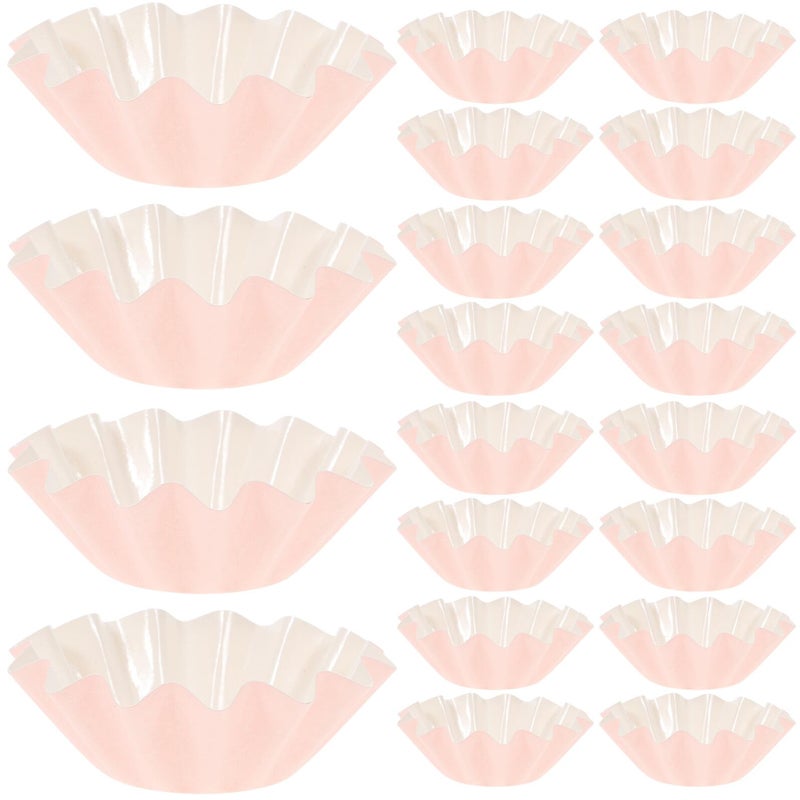 Pink High Temperature Resistant Paper Cupcake Liners 50 Pack Wedding Party Baking - Image 2