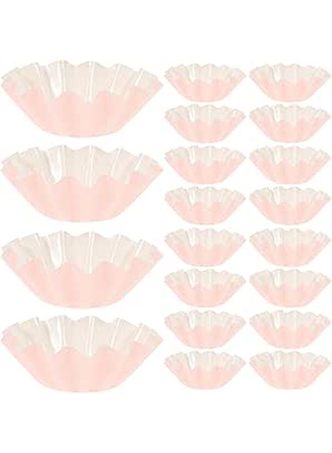 Pink High Temperature Resistant Paper Cupcake Liners 50 Pack Wedding Party Baking - Image 1
