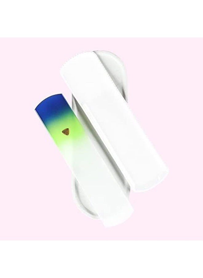 Bona Fide Beauty - Premium Czech Glass Foot File with Sleeve, Foot Scraper and Foot Rasp. Thoughtful Gifts for Men - Image 1
