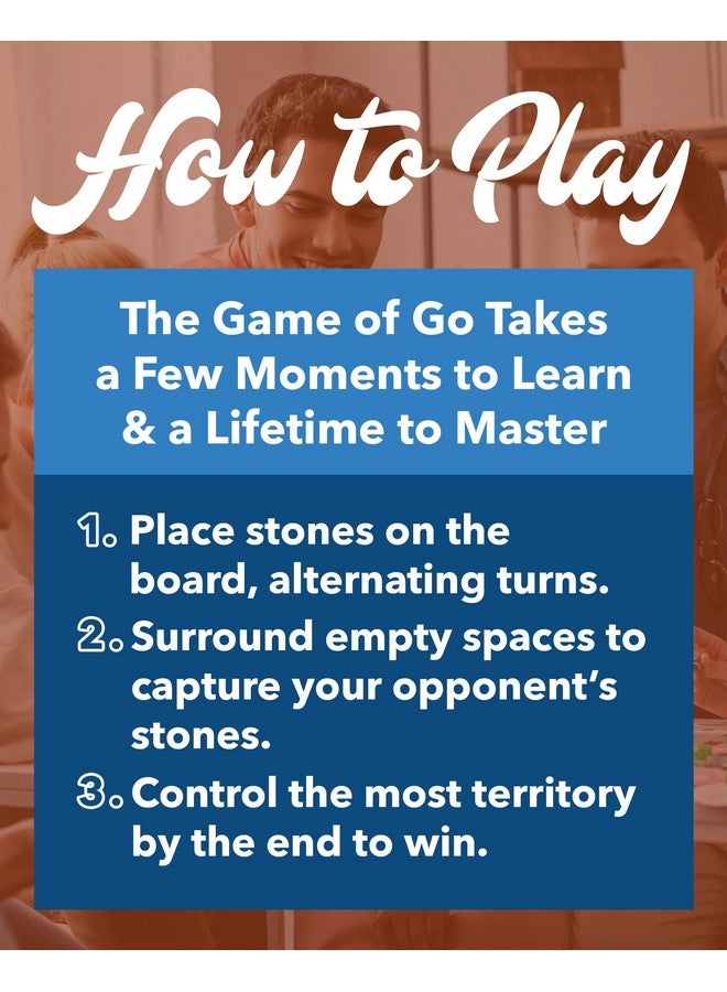 WE Games مجموعة لعبة جو 12 بوصة - مجموعة جو التقليدية مع أدراج تخزين قابلة للسحب، لوح جو من قشرة الخشب المحمولة، ألعاب استراتيجية للبالغين، لعبة لوح جو من WE Games - Image 4