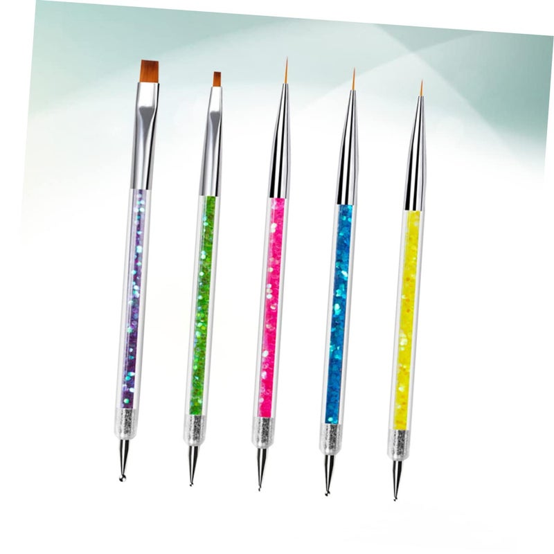Double Ended Nail Art Pen Set Long Handle Lightweight Manicure Tool for Nail Decorations - Image 5
