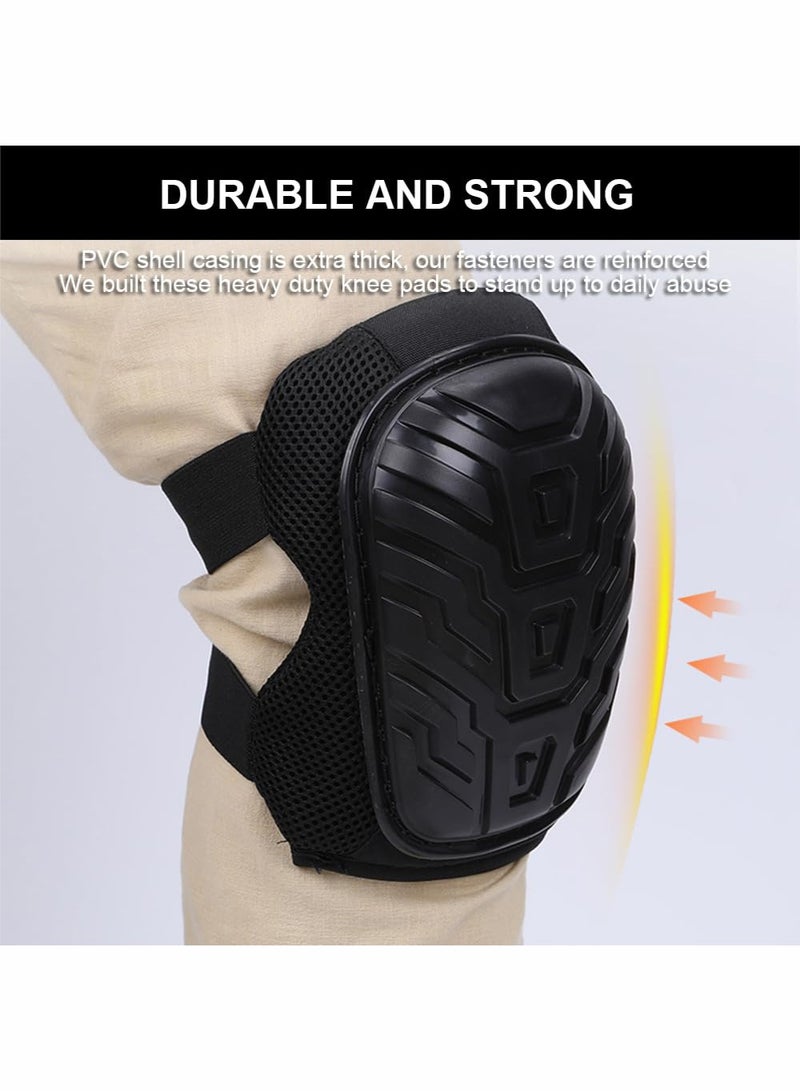 Wholesale hard shell artificial knee pads with anti-slip design for engineering, auto maintenance, horticulture, outdoor sports - Image 4
