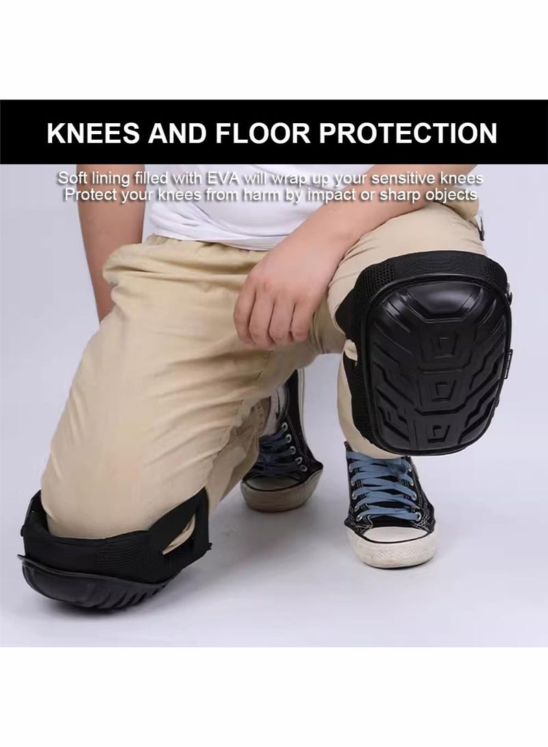 Wholesale hard shell artificial knee pads with anti-slip design for engineering, auto maintenance, horticulture, outdoor sports - Image 3