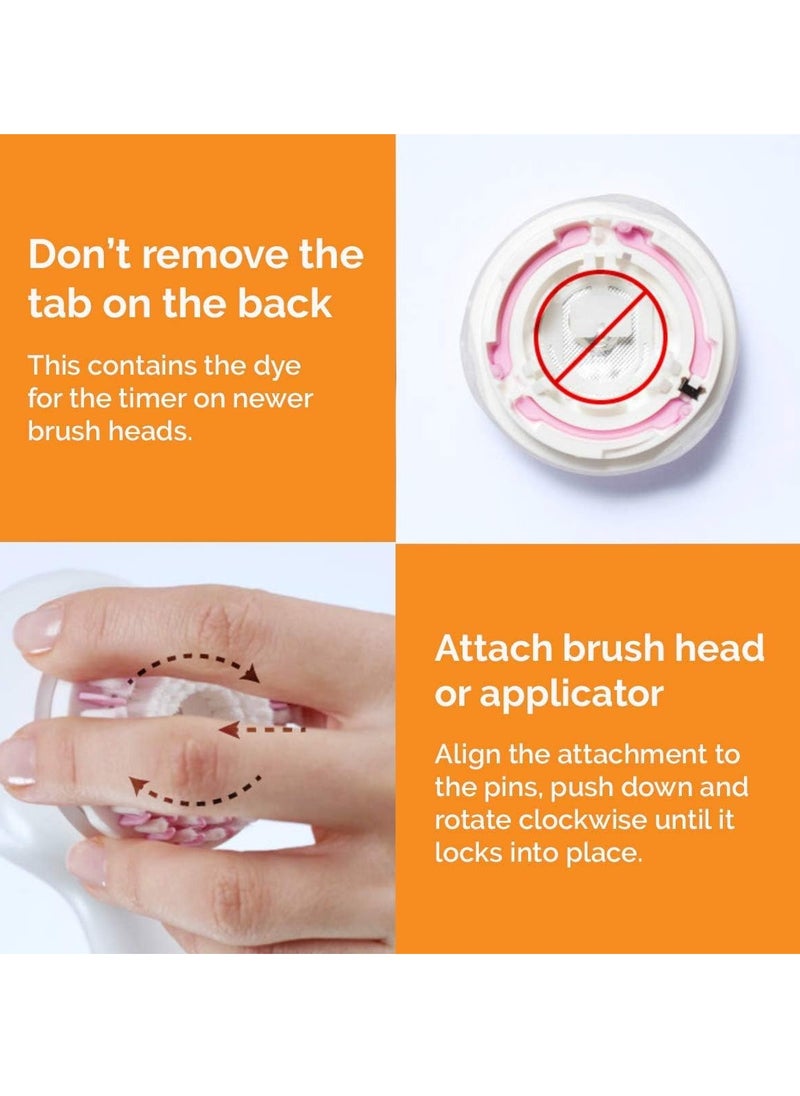 Clarisonic Clarisonic Luxe Cashmere Facial Cleansing Brush Head Replacement | Compatible with Mia 1, Mia 2, Mia Fit, Alpha Fit, Smart Profile Uplift and Alpha Fit X | 1 Pack  - Image 2