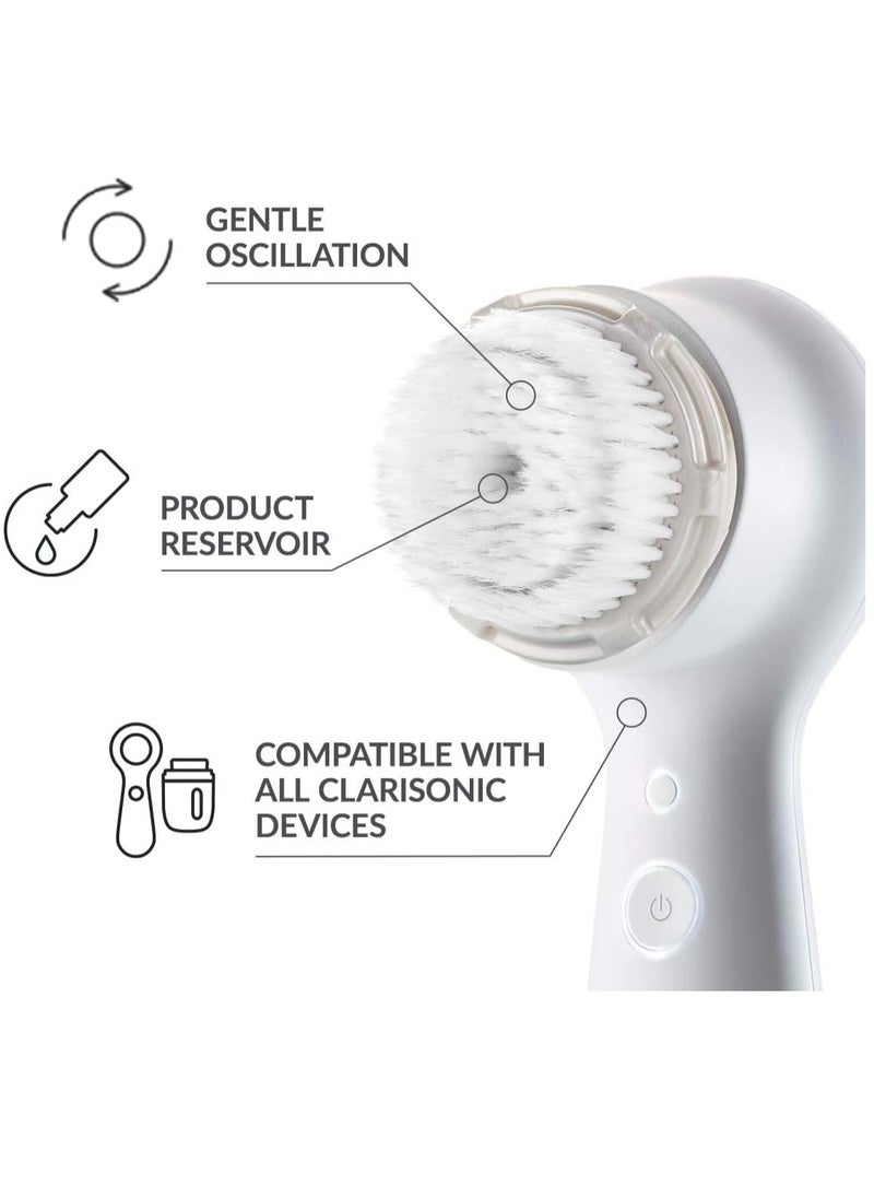 Clarisonic Clarisonic Luxe Cashmere Facial Cleansing Brush Head Replacement | Compatible with Mia 1, Mia 2, Mia Fit, Alpha Fit, Smart Profile Uplift and Alpha Fit X | 1 Pack  - Image 4