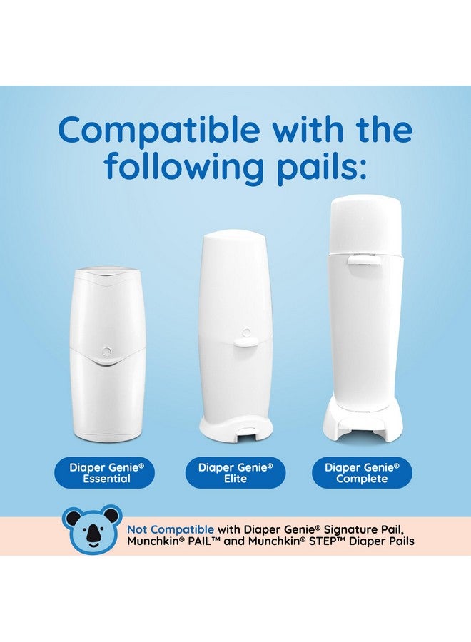 Reli. Diaper Pail Refill Bags, Compatible with Genie Complete, Expressions (5 Pack) | Pail Refills Unscented | Odor Blocking, Strong, Easy Replacement | Holds up to 1,400 Newborn Diapers - Image 3