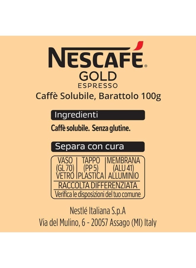 Nescafe Espresso Instant Coffee Jar 95grams Single - Image 4