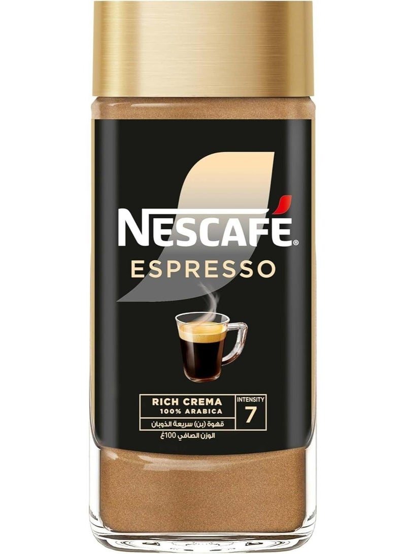 Nescafe Espresso Instant Coffee Jar 95grams Single - Image 1