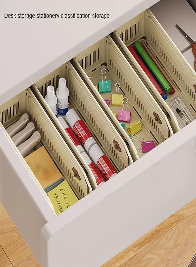 AMPLIN Space-Saving Storage Organizer Tray – Plastic Basket with Handle for Kitchen Counter, Desk & Bathroom Use - Image 3