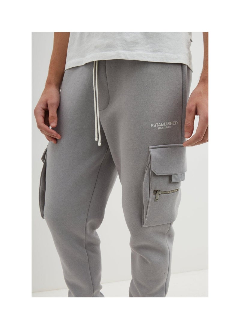 BURTON - Regular Fit Zip Pocket Cargo Joggers - Image 1