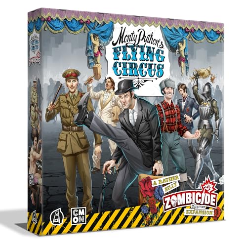 CMON Zombicide Monty Pythons Flying Circus Character Pack Unique Mechanics Irreverent Gameplay Cooperative Strategy Board Game Ages 14 16 Players 60 Minute Playtime Made by CMON - Image 1