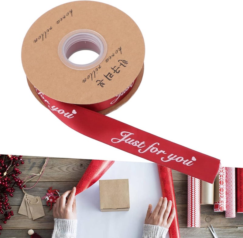 klarako 4 Colors 1in Wide Satin Ribbon for Gift Wrapping, 45 Yards for Gift Packaging Wrapping Flowers Craft Decoration DIY Hair Accessories, for Wedding Gift Wrapping Bow Making & Other Projects(#2) - Image 5
