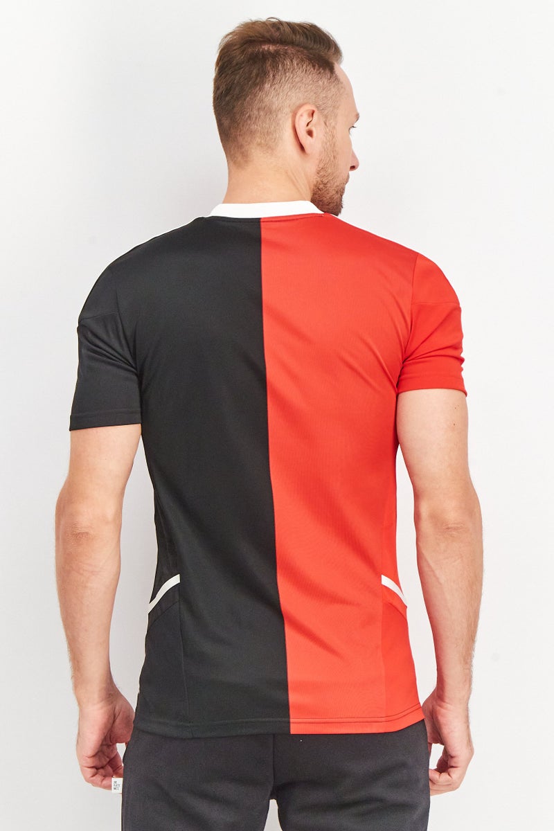Adidas Men Sportswear Crew Neck Short Sleeve Soccer Messi Jersey, Multicolor  - Image 2