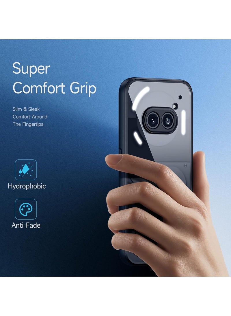 Arabest Compatible with Nothing Phone 2a 2024 Case Crystal Clear Hard Back Soft Bumper Protective Case for Nothing Phone 2a - Image 2