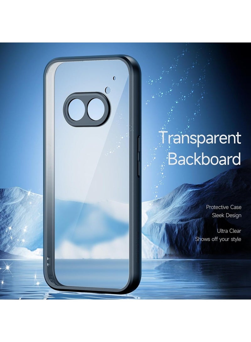 Arabest Compatible with Nothing Phone 2a 2024 Case Crystal Clear Hard Back Soft Bumper Protective Case for Nothing Phone 2a - Image 3