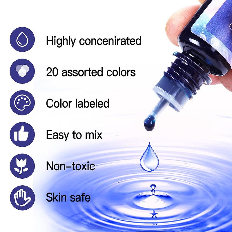 OSBANG Oil-Based Candle Dye Non-Toxic Non-Irritating for DIY Making Supplies - Vibrant Concentrated Coloring for Soy Wax Dyes, Beeswax, Gel Wax, Candle Making Kit - Image 5
