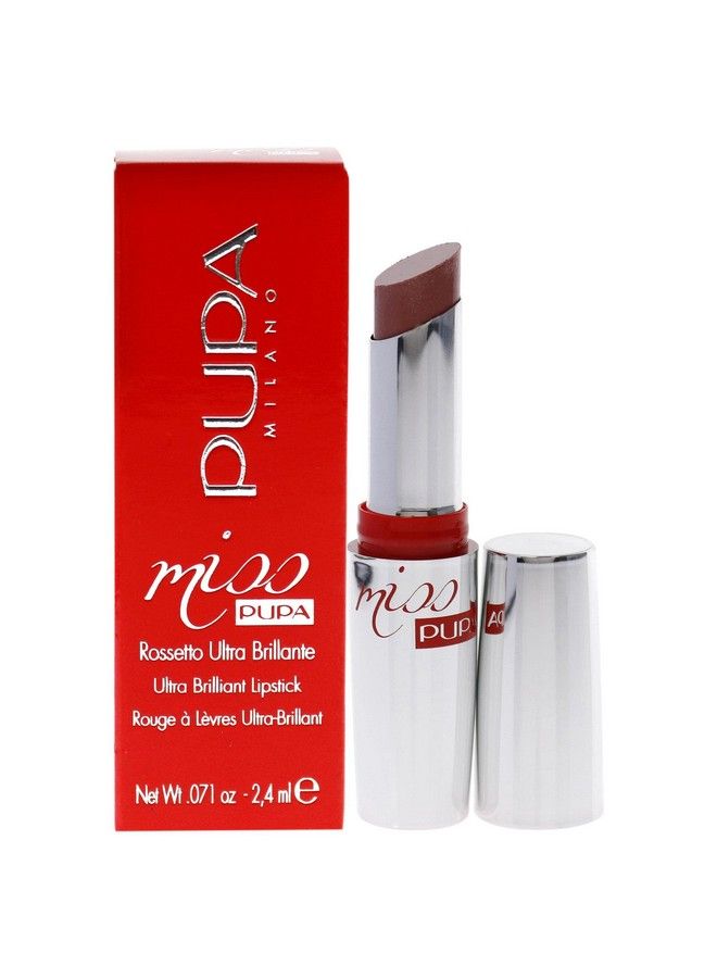 PUPA Milano Miss Milano Lipstick  Creamy Ultra Pigmented Color For Lips  Nourishing Formula  CrystalEffect Lipstick  Ultimate Boost Of Volume And Hydration  110 Nude Vibes  0.071 Oz - Image 1