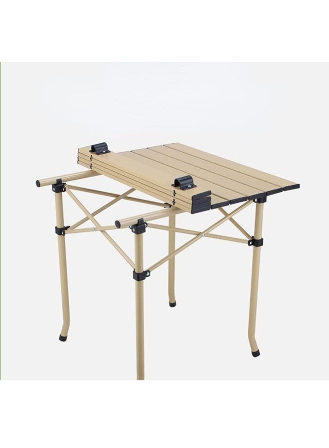 إيه تي إم طقم طاولة وكرسي خارجي قابل للطي محمول - (طاولة واحدة - 53 × 50 × 50 سم) + (4 كراسي - 39 سم) - Image 4