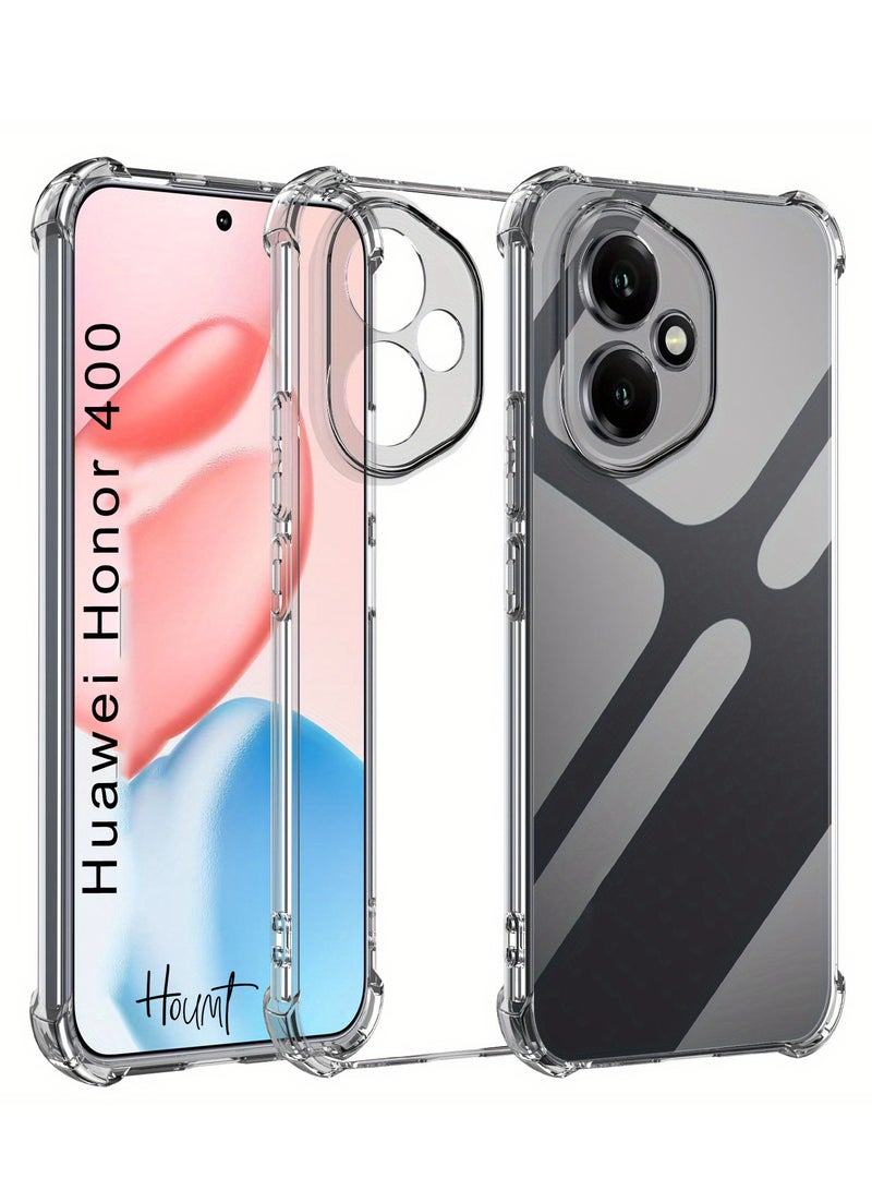 Houmt Honor 400 5G Case Transparent TPU Camera Protection Ultra Slim Honor 400 Cover Bumper Shockproof Protective Case for Huawei Honor 400 5G - Image 1
