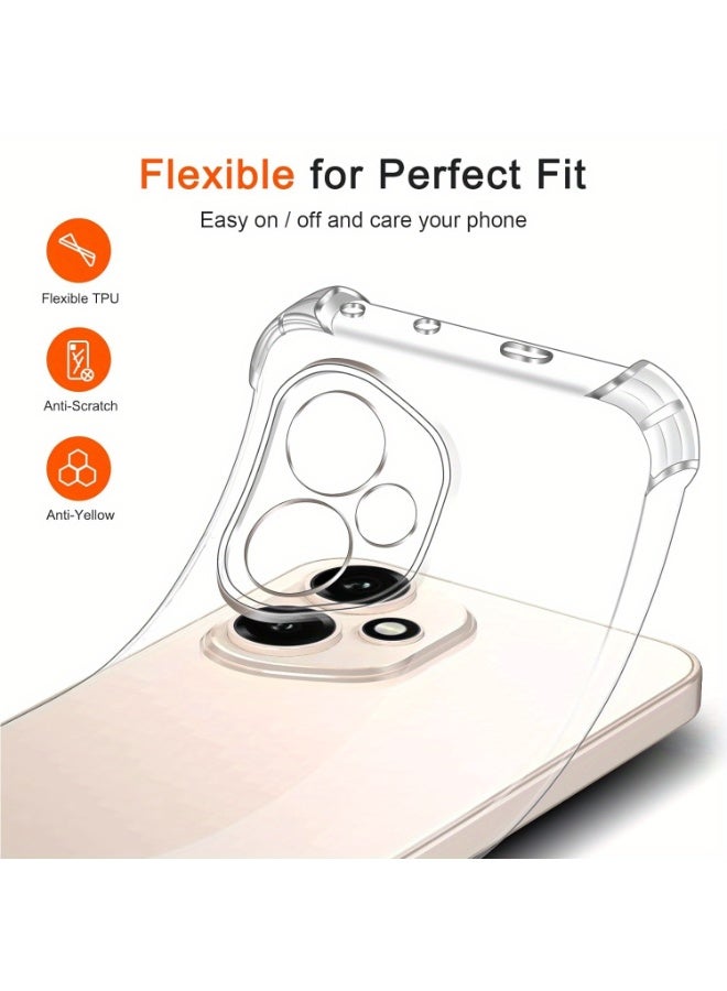 Houmt Honor 400 5G Case Transparent TPU Camera Protection Ultra Slim Honor 400 Cover Bumper Shockproof Protective Case for Huawei Honor 400 5G - Image 3