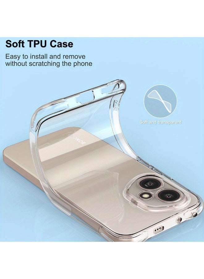 Houmt Honor 400 5G Case Transparent TPU Camera Protection Ultra Slim Honor 400 Cover Bumper Shockproof Protective Case for Huawei Honor 400 5G - Image 2