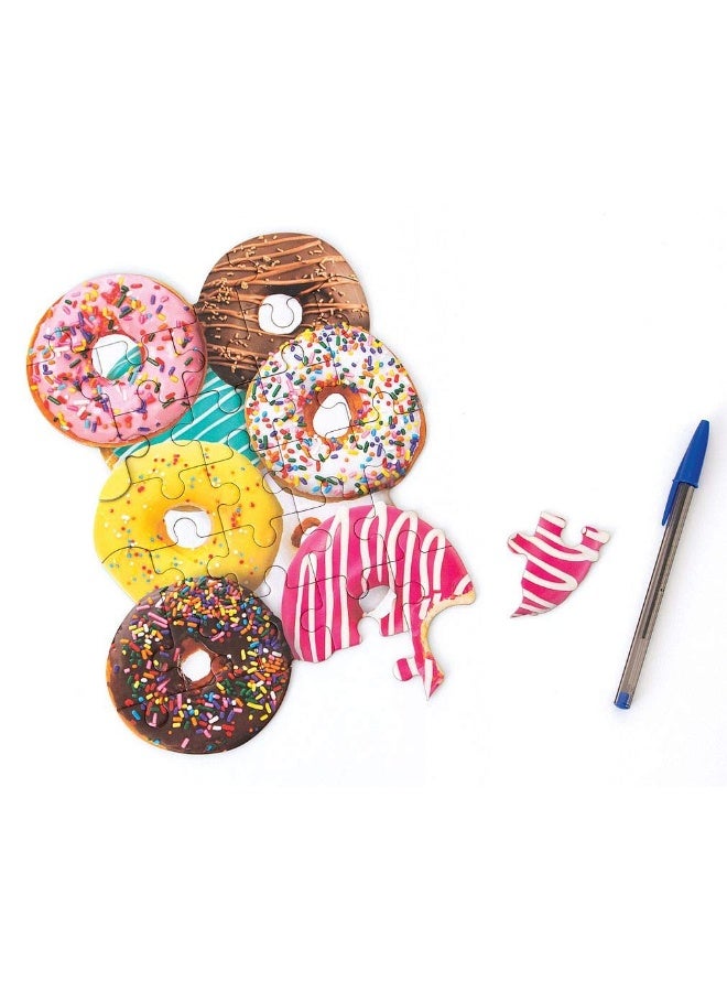 Playhouse Assorted Donuts 24piece Die Cut Shaped Mini Puzzle for Kids - Image 2